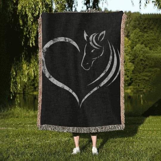 Cute Horse Lover Outfit For Girls Women Horse And Woven Blankets