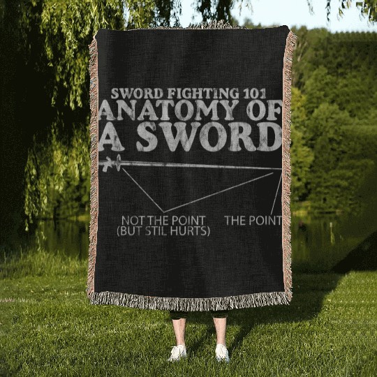 Sword Fighting 101 Anatomy Of A Sword 4 Woven Blankets