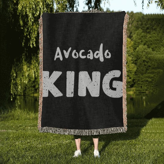 Avocado King - Avocado Woven Blankets