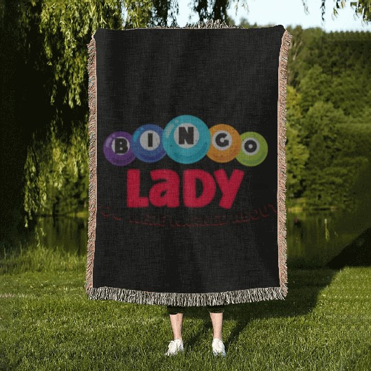 Bingo Card Game Grandma Bingo Player Bingo Cards Woven Blankets