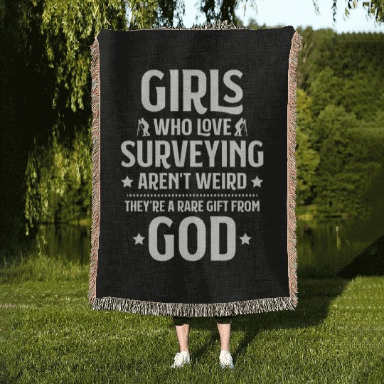 Land Surveyor Surveying Geodesy Geodesist Woven Blankets