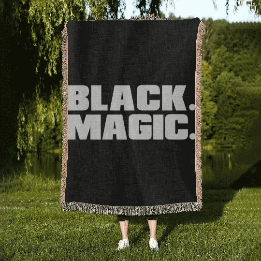 black magic 05 Woven Blankets