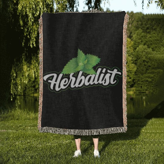 Herbalist Gardening Herbalism Herb Herbs Woven Blankets