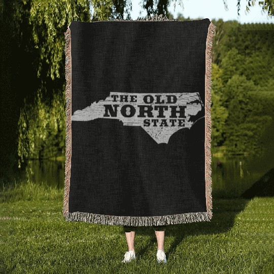 The Old North State Home Vintage Rustic Carolina Woven Blankets