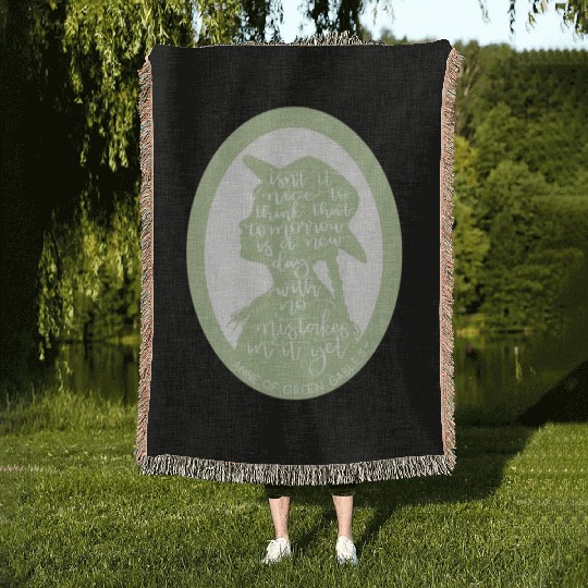 Anne of Green Gables Quote Woven Blankets