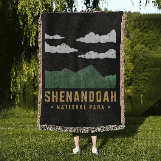 Shenandoah National Park - nature Woven Blankets
