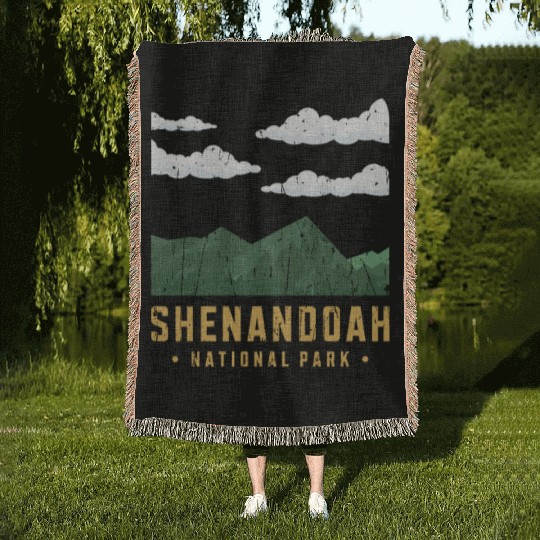 Shenandoah National Park - nature Woven Blankets