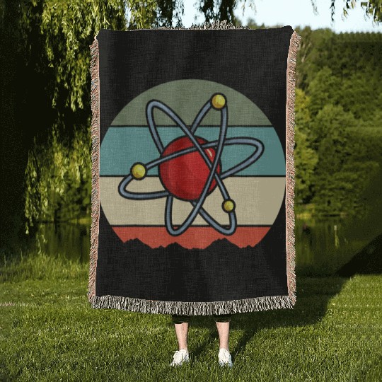 Science Chemistry Physics Teacher Woven Blankets