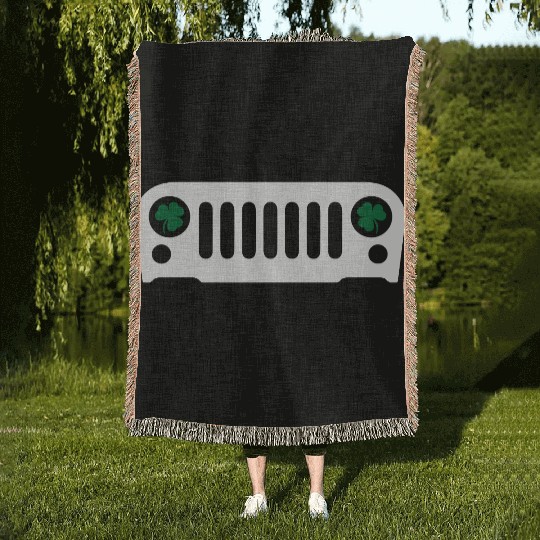 Jeep Irish Woven Blankets