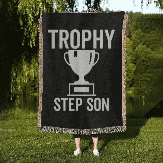 Trophy Step Son Woven Blankets