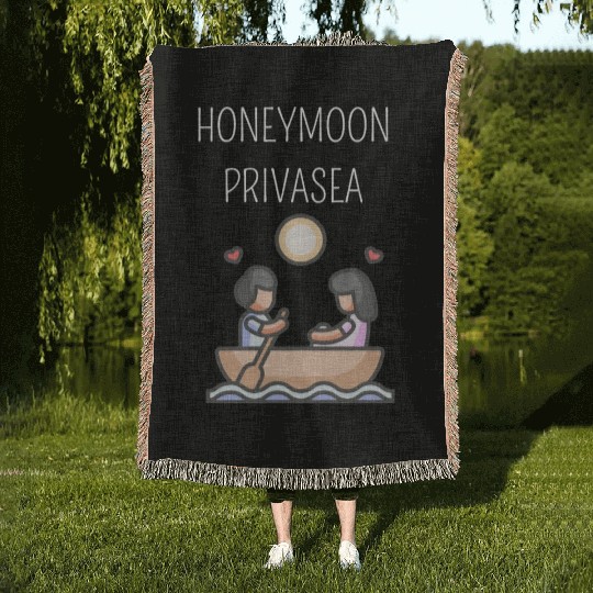 Honeymoon Privasea Cruise Vacation Cruising Woven Blankets