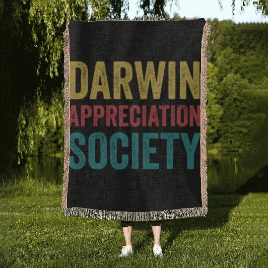 Chemistry Science Biology Darwin Appreciation Woven Blankets