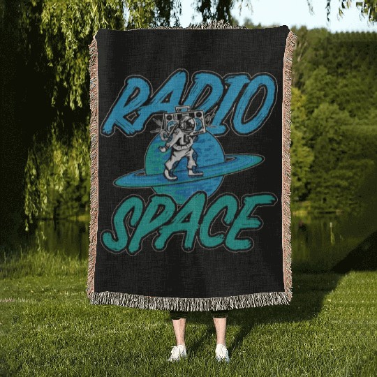 Astronomy Music Lover Radio Space Stars Universe Woven Blankets