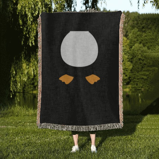 Penguin Halloween Costume Woven Blankets