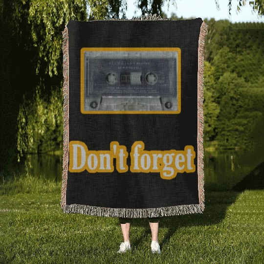 Cassette tape Woven Blankets