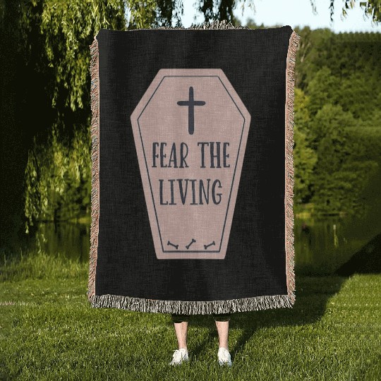 Funny Funeral Home Owner Mortuary Science Morticia Woven Blankets