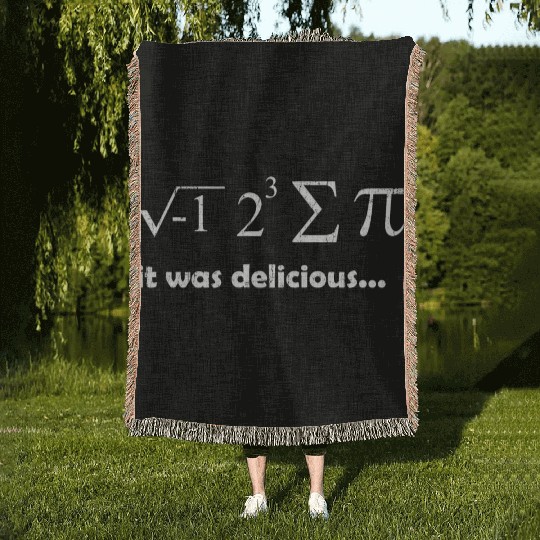 pi delicious Woven Blankets