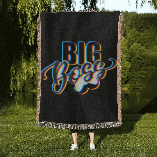 THÉ BIG BOSS Woven Blankets