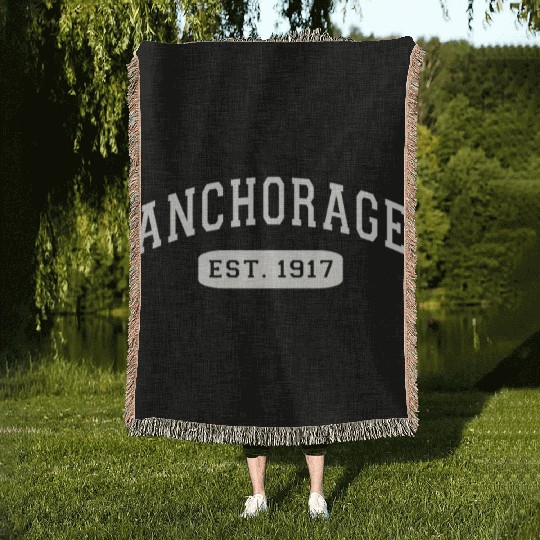 Alaska Gift USA Natur Bär Denali Grizzly Wald Woven Blankets