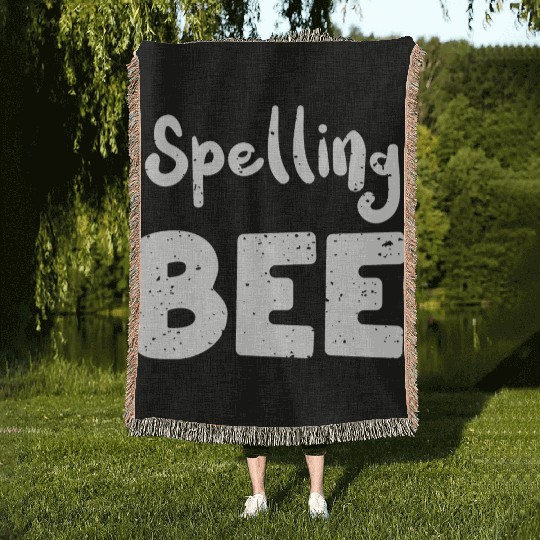 Spelling Bee - Teacher Woven Blankets