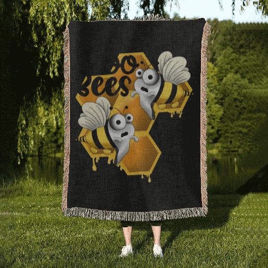 Honey Boo Bees Woven Blankets