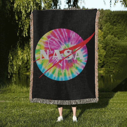 NASA Tie Dye Woven Blankets