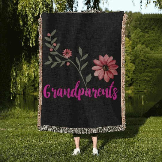 We Will Soon Become Grandparents, Be Grandparents Woven Blankets