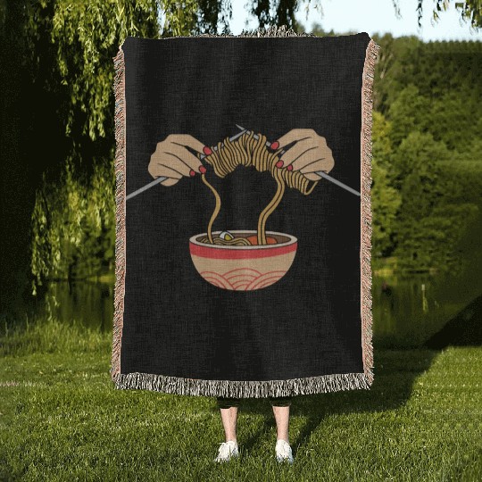 Noodle Knitting Japanese Gift Woven Blankets