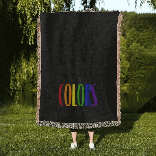 Love comes in many colors LGBTQI Woven Blankets