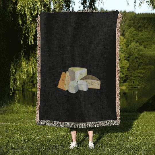 Super Cheesy Birthday Party Natal Day Cheese Woven Blankets
