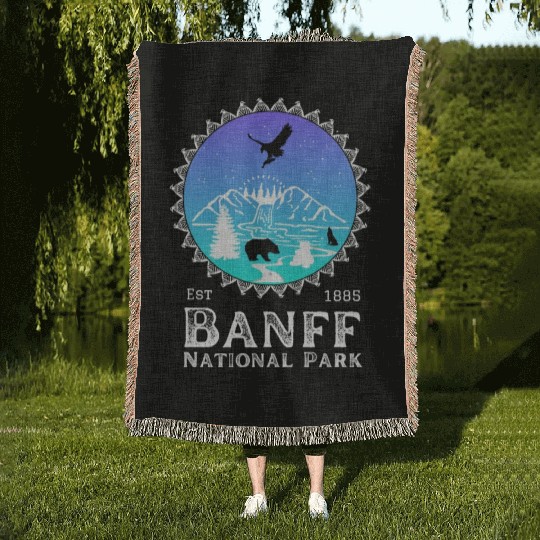 Banff National Park Woven Blankets
