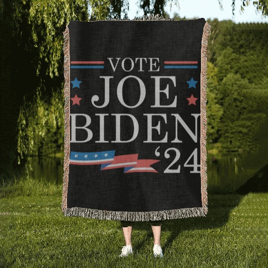 Vote Joe Biden 24 Woven Blankets