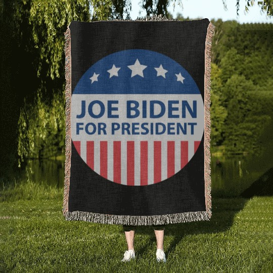 Joe Biden For President 2024 Woven Blankets