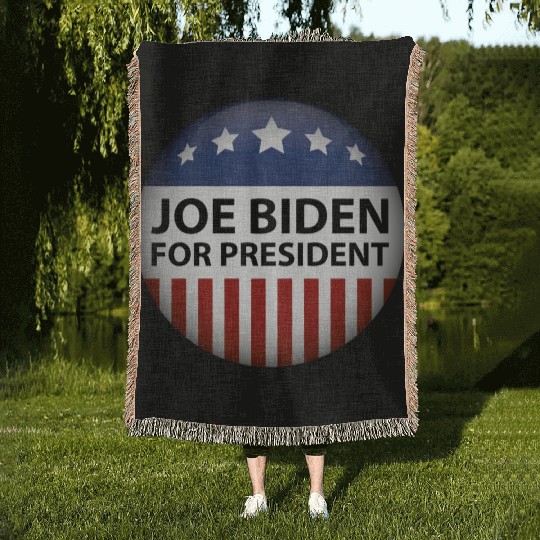 Joe Biden For President 2024 Woven Blankets