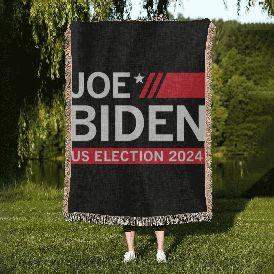 Joe Biden US Election 2024 Woven Blankets