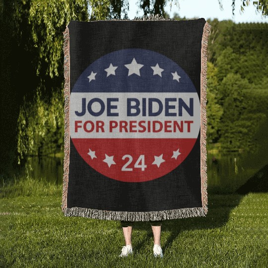 Joe Biden For President 24 Woven Blankets