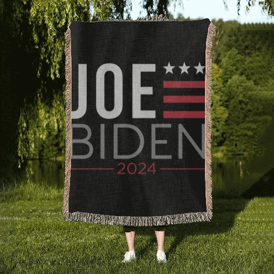 Joe Biden 2024 Woven Blankets