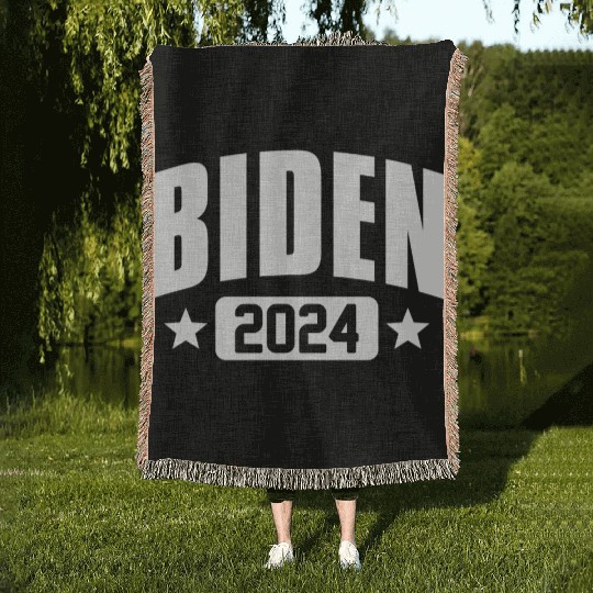 Joe Biden 2024 Woven Blankets