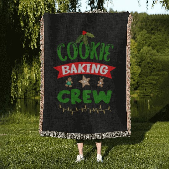 Cookie Baking Crew Woven Blankets