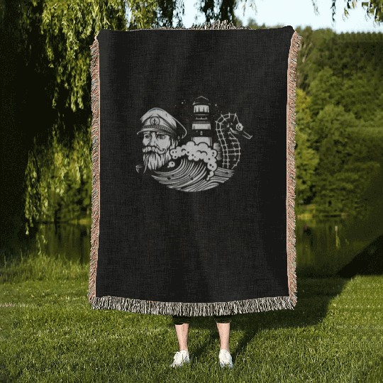 Never Underestimate Skipper Born In 1978 Woven Blankets