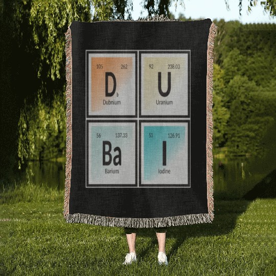 Elements of Dubai Woven Blankets