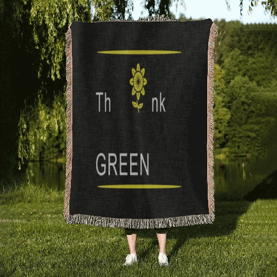Think Green Green Earth Woven Blankets