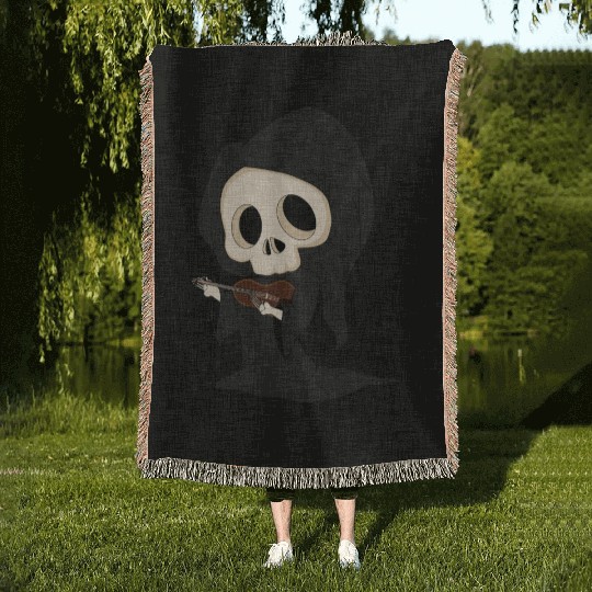 Grim Reaper Woven Blankets