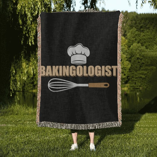Bakingologist Cookie Pastry Baking Cake Woven Blankets