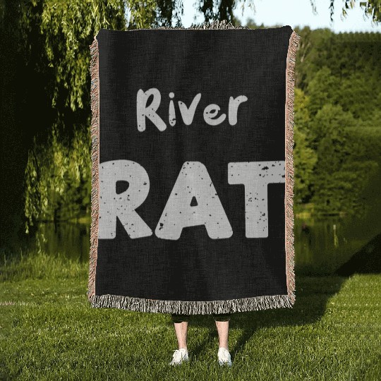 River Rat - Poker Woven Blankets