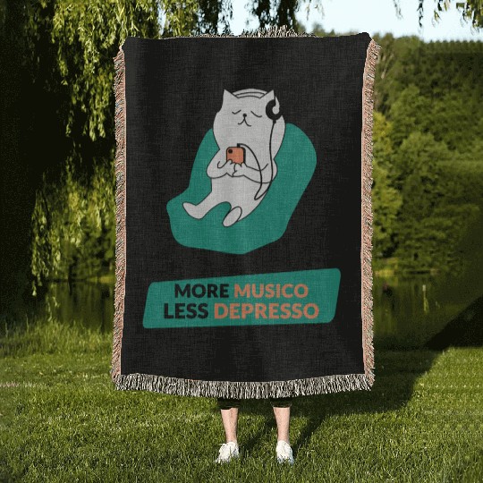 Crazy Cat Lovers Will Love This! Woven Blankets