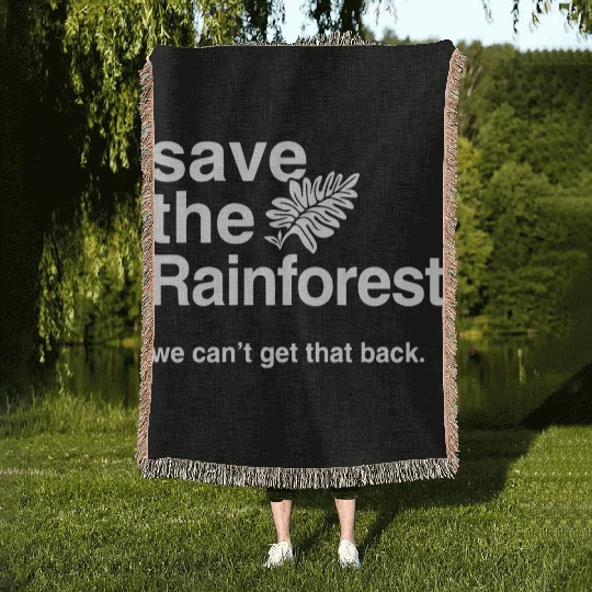 Save the Amazon Rainforest Woven Blankets