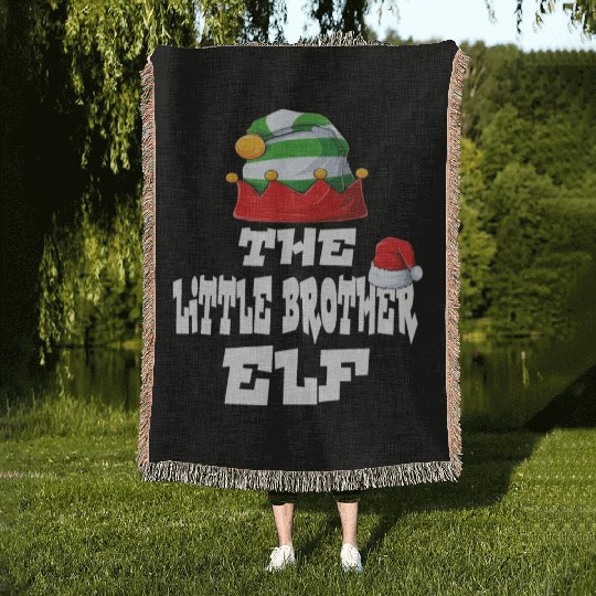 Gamer Elf Family Matching Christmas Group Pajama Woven Blankets