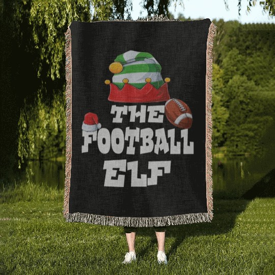 Gamer Elf Family Matching Christmas Group Pajama Woven Blankets