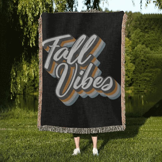 Halloween Theme Fall Vibes Coffee Lover Mug Gift, Woven Blankets